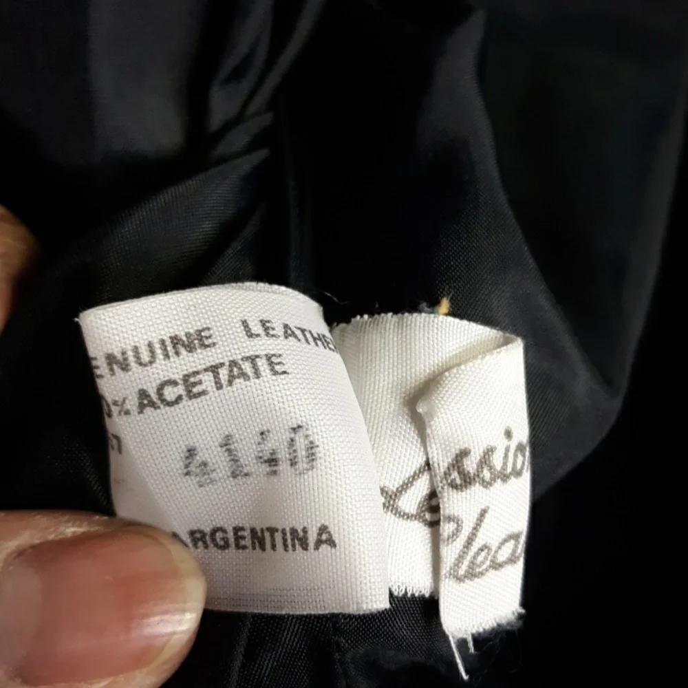 Genuine Black Leather Jacket - Picture 10 of 10